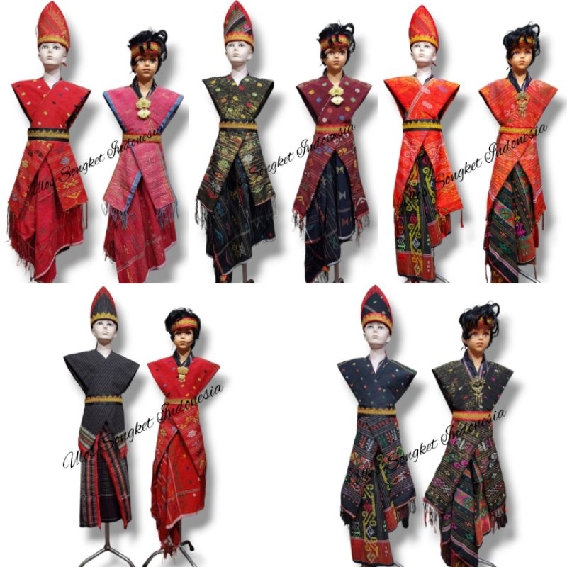 Paket Baju Adat Batak Anak Anak dan Remaja - Baju Adat Batak Manortor