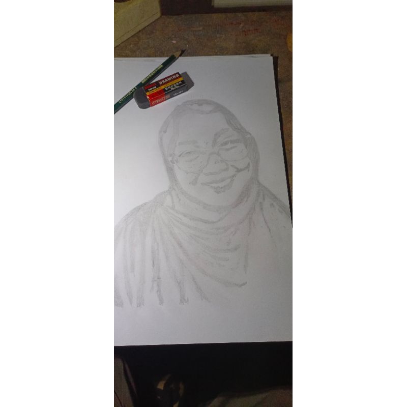 Jasa gambar sketsa foto