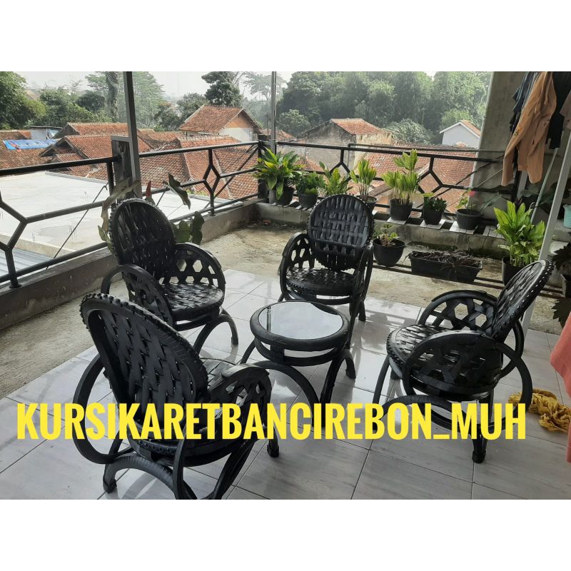Kursi Karet Ban - Kursi Teras Outdoor- Kursi Taman // Rooftop