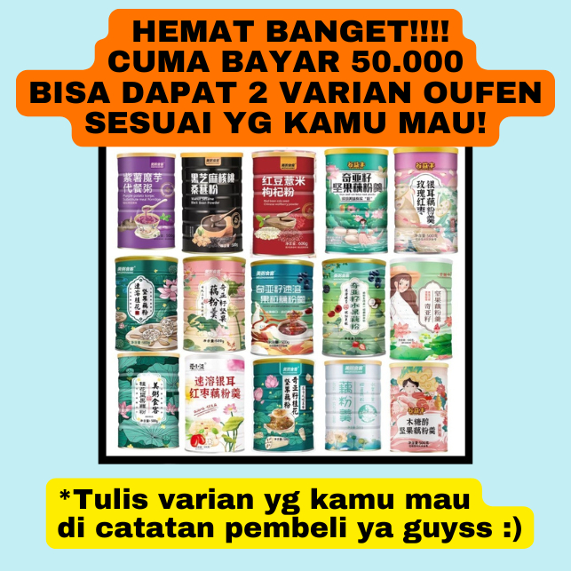 

Oufen Lotus Root Powder Bubuk Akar Teratai