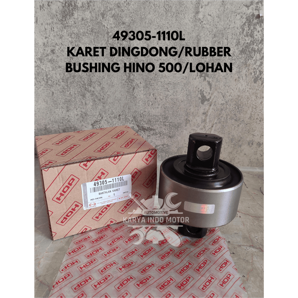 RUBBER BUSHING BANTALAN KARET DING DONG HINO 500 FM260JD HINO LOHAN FM260TI 49305-1110L HOP ORIGINAL