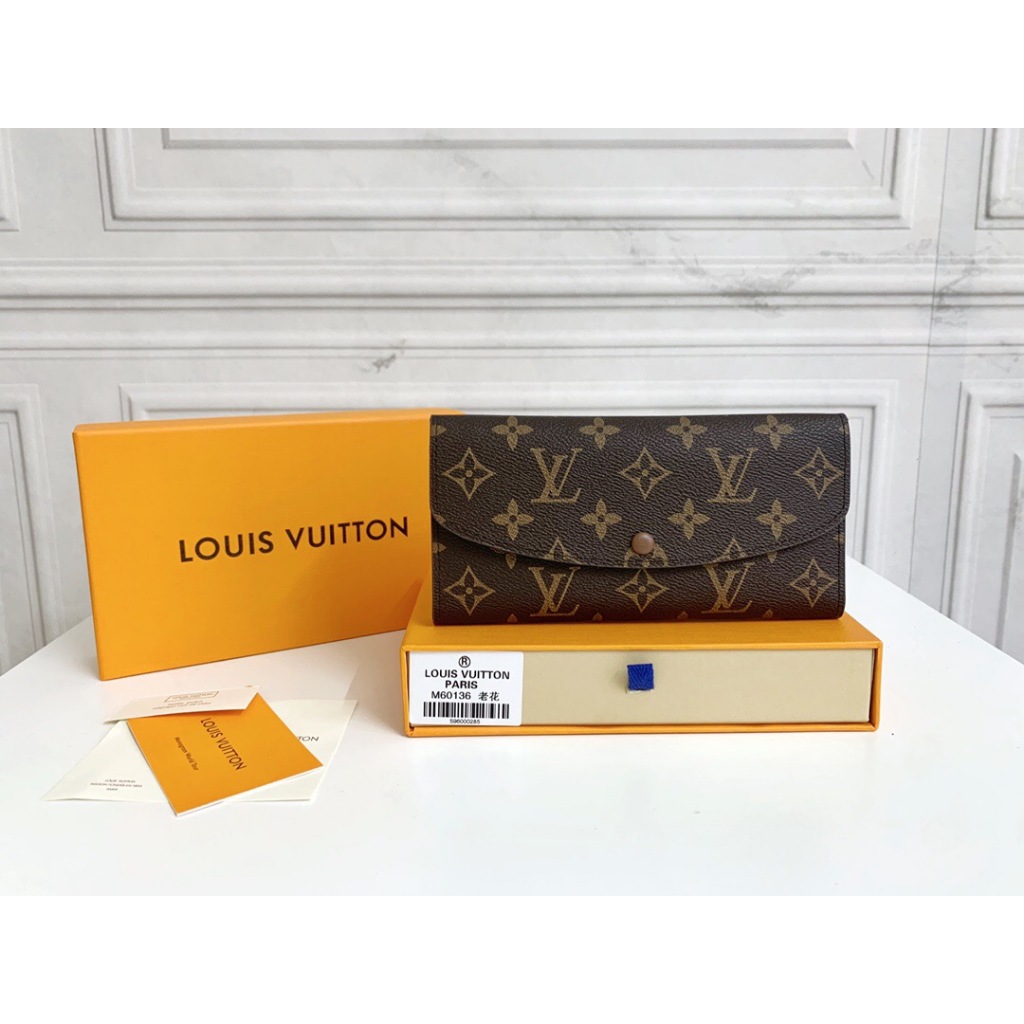 【100% ORI/Box + dust bag】LV Louis Vuitton Sarah Dompet wanita/dompet lv wanita/dompet louis vuitton 