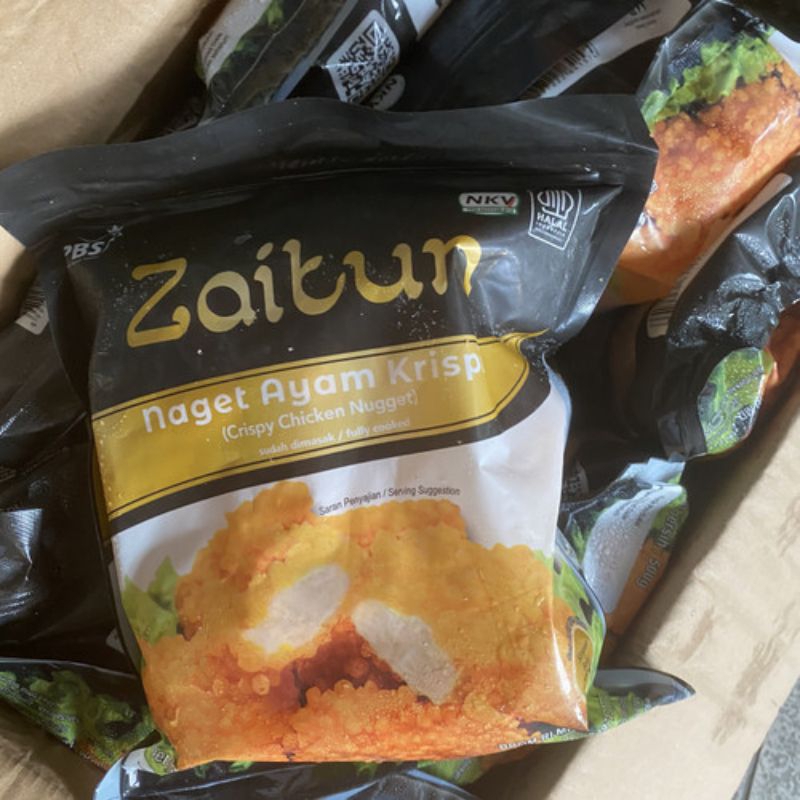 

zaitun naget ayam crispy 250 gram /nugget crispy bubble crumb