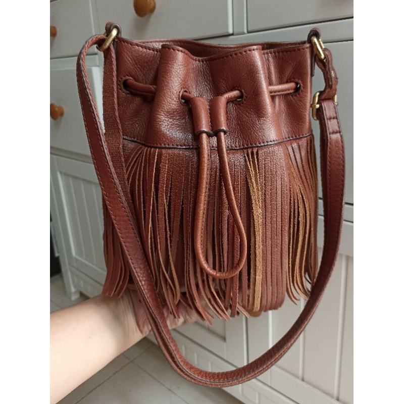 Tas Fossil Jules drawstring/serut small preloved