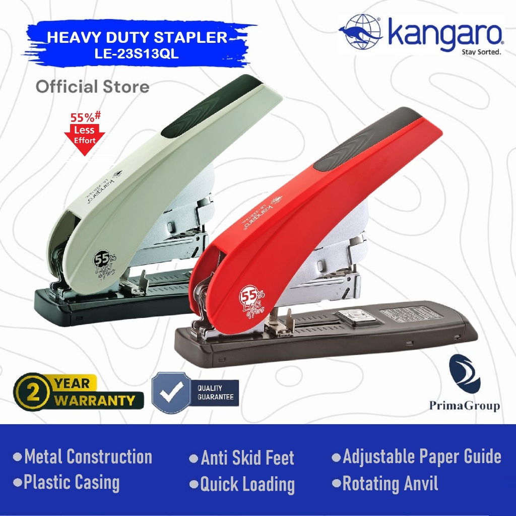 

Stapler Jilid LE-23S13QL / Alat Staples Jilid LE 23S13 QL / Hekter Jilid Besar / Heavy Duty Stapler LE 23S13QL KANGARO