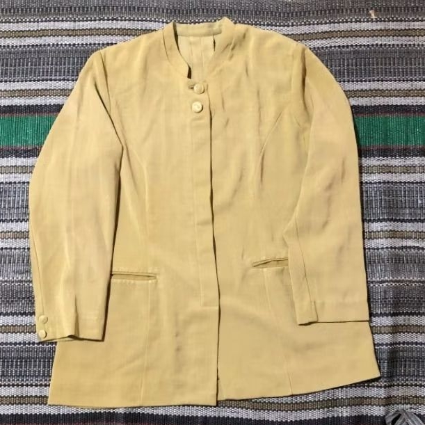 Preloved stelan jas wanita warna pns khaki