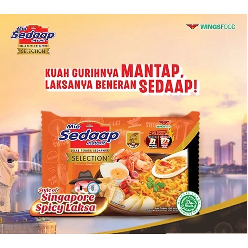 

Sedaap Mie Instant Singapore Spicy Laksa 83G