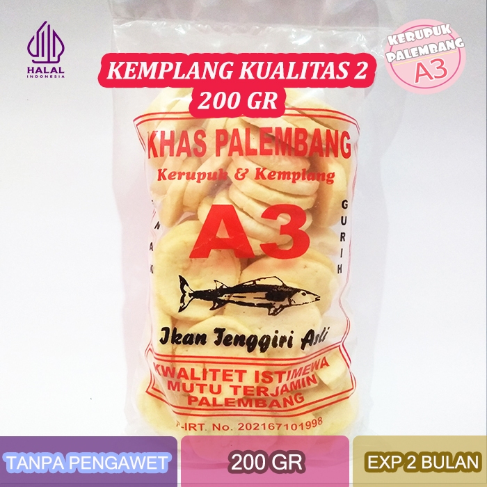 

KEMPLANG KERUPUK NO 2 KHAS PALEMBANG 200GR