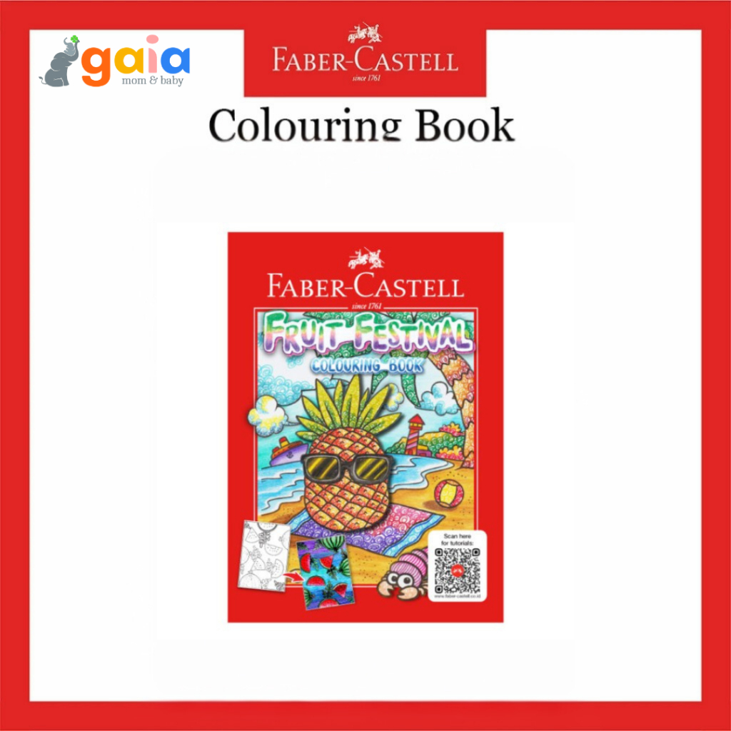 

Faber Castell Colouring Book Fruit Festival