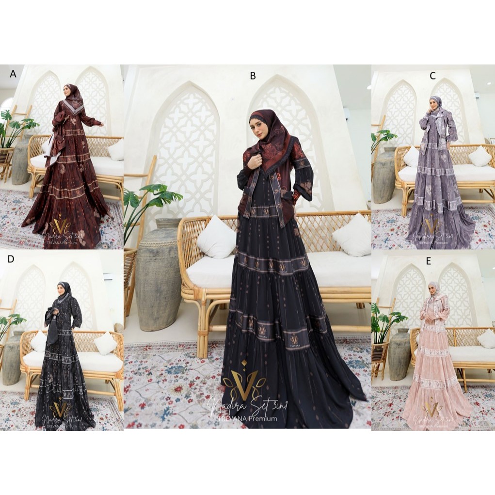 Nadira Series Set Gamis By Trevana Collection