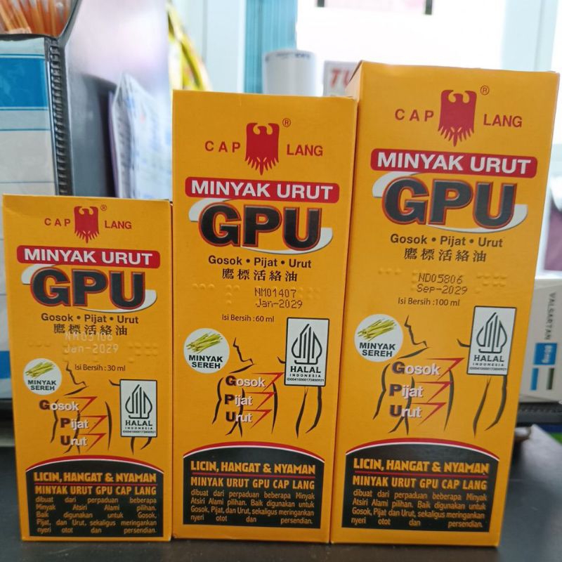 Minyak GPU|Minyak Gosok Pijat Urut
