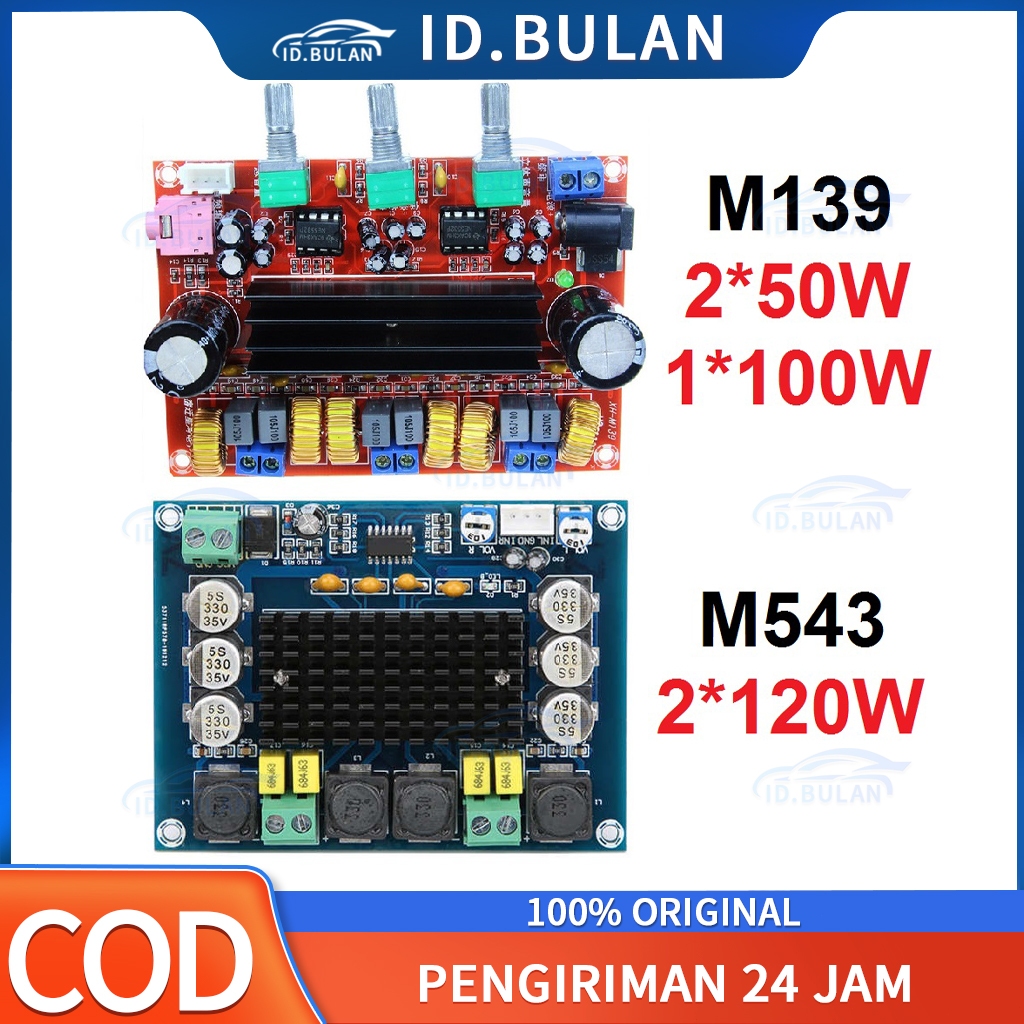 IC ORI VERSI 1 32 PIN TPA3116D2 2.1 POWER AMPLIFIER CLASS D MH-139 2X50W 1X100W KIT SUBWOOFER DC 12-