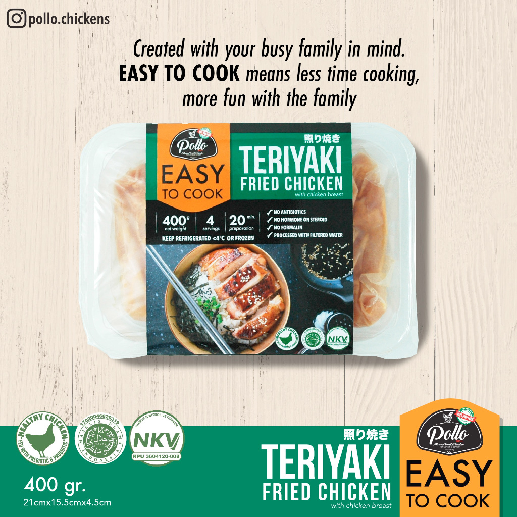 

Pollo Easy To Cook Teriyaki 400gr