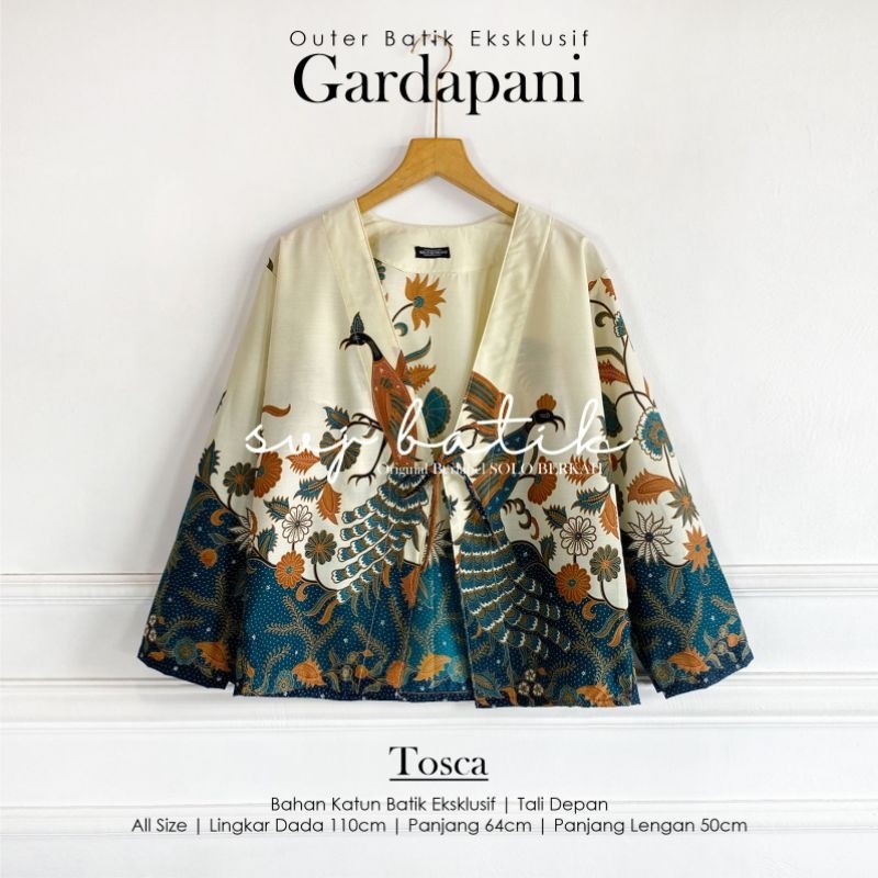 ATASAN BATIK WANITA MODEL TERBARU 2025 OUTER CARDIGAN BATIK KERJA KANTOR KONDANGAN MODERN KEKINIAN