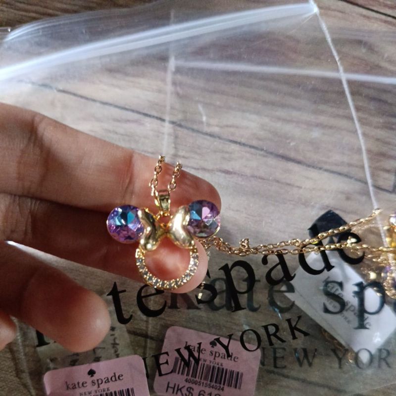 kalung Kate spade motif  Disney aurora