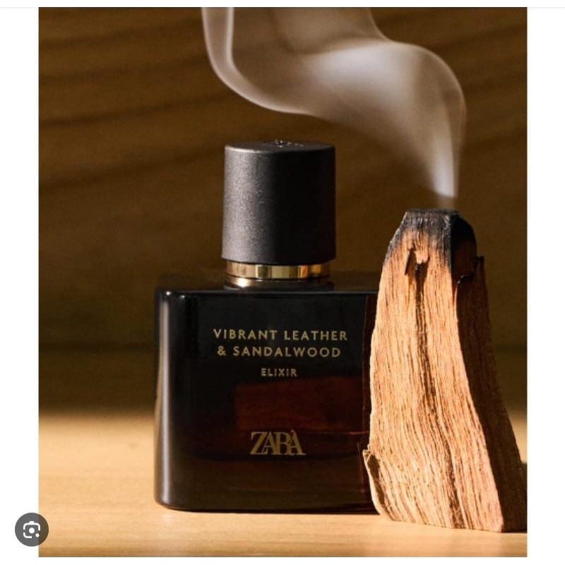 parfum Zara Vibrant Leather & Sandal Wood Elixir 60ml pria (original reject no box eropa)