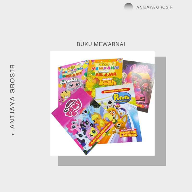 

BUKU MEWARNAI UKURAN BESAR 2PCS BERKUALITAS TERBAIK