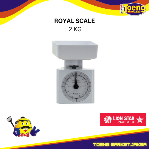 TIMBANGAN KUE / ROYAL SCALE 2 KG LION STAR