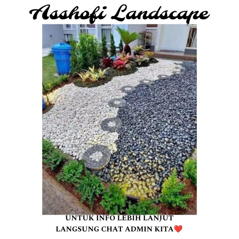 PEMBUATAN TEBING DEKORASI TAMAN MINIMALIS KOLAM IKAN HIAS BUNGA HIAS PASANG RUMPUT TAMAN JEPANG TANA