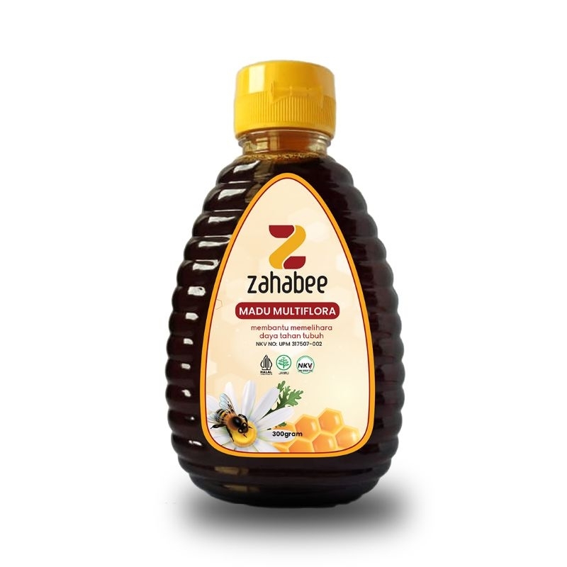 

MADU MURNI ZAHABEE MULTIFLORA 100% 300gr