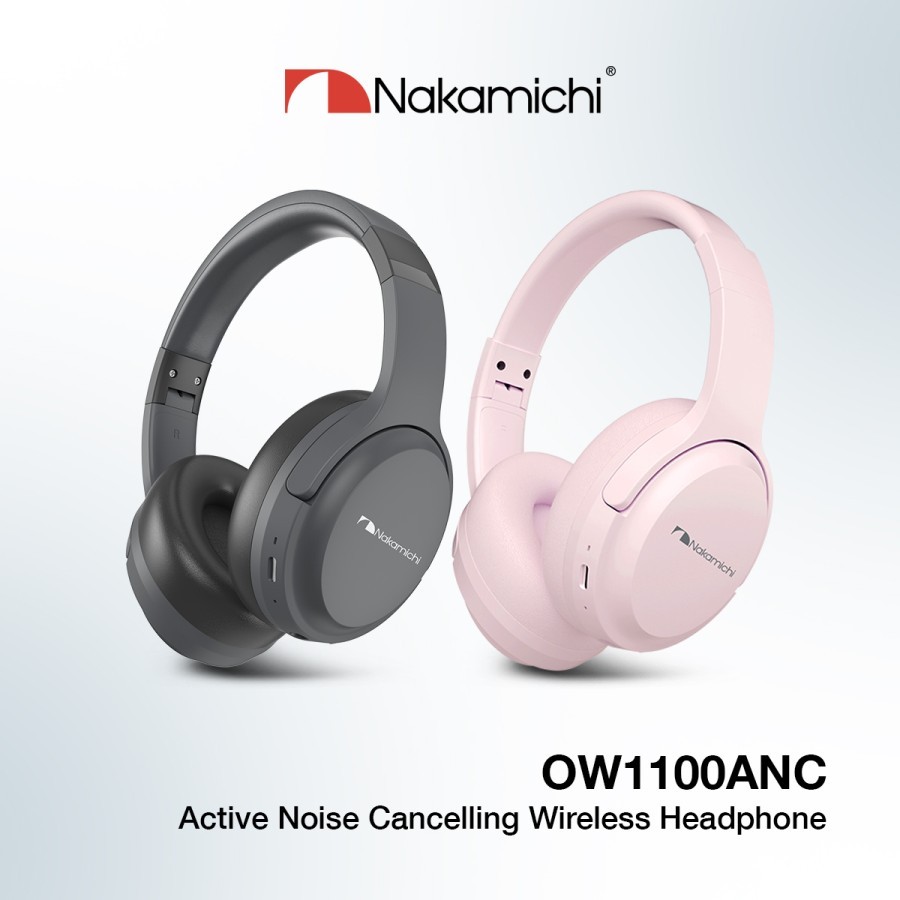 Nakamichi OW1100ANC Active Noise Cancelling Wireless Headphone ANC