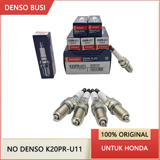 DENSO K20PR-U11 BUSI AVANZA XENIA ZEBRA BALENO ORIGINAL 100% ORIGINAL