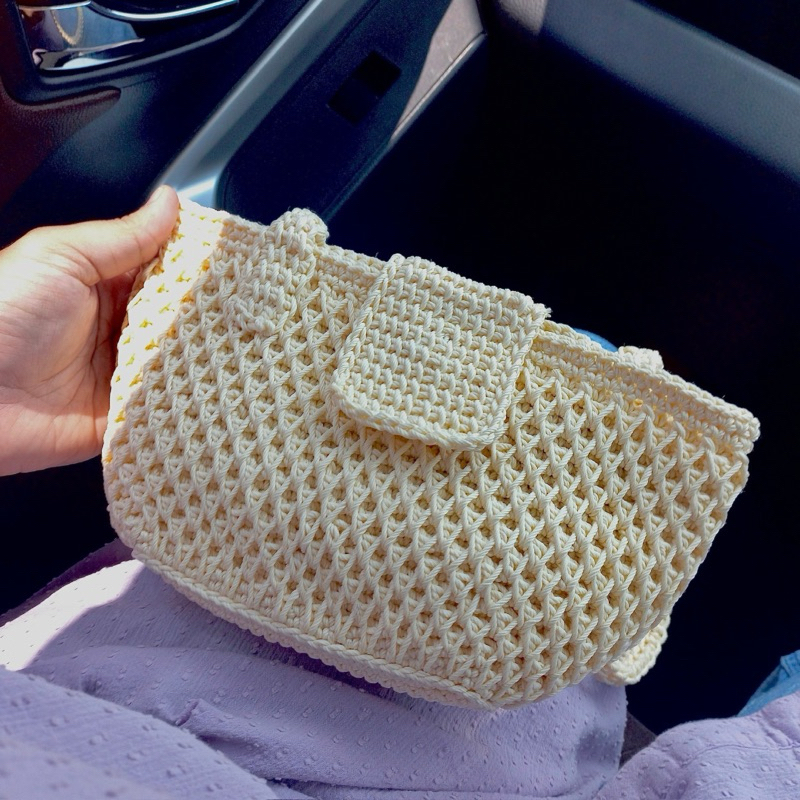(PO) Adore Crochet Shoulder Bag | tas rajut crohet