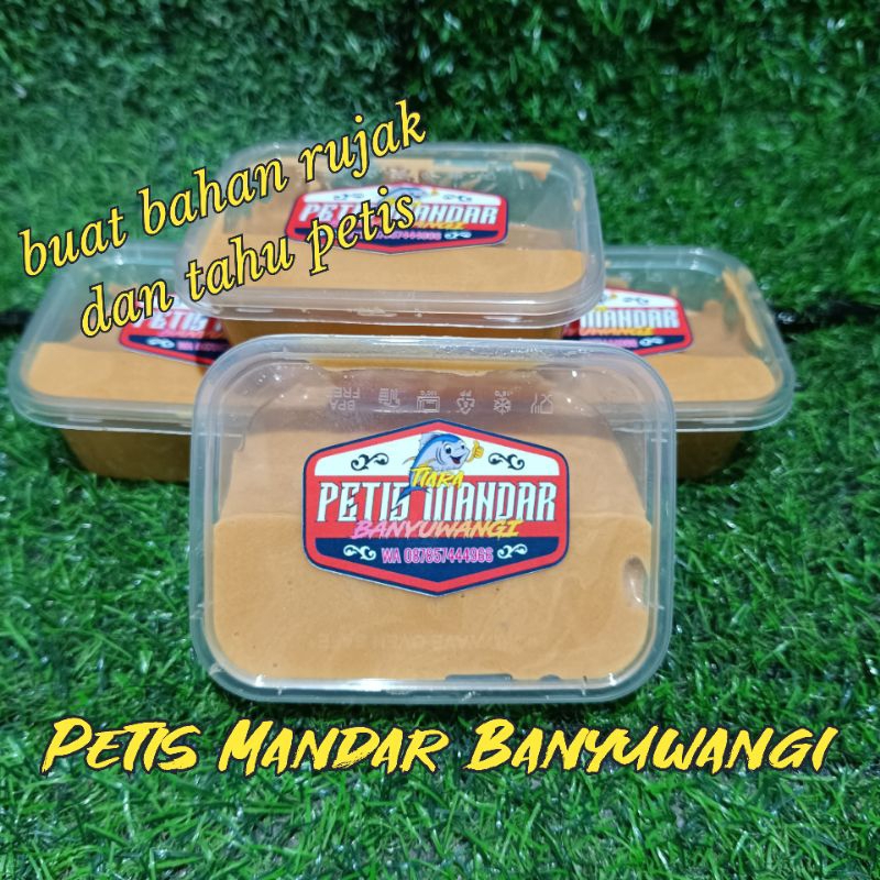 

petis mandar banyuwangi bahan rujak dan tahu petis