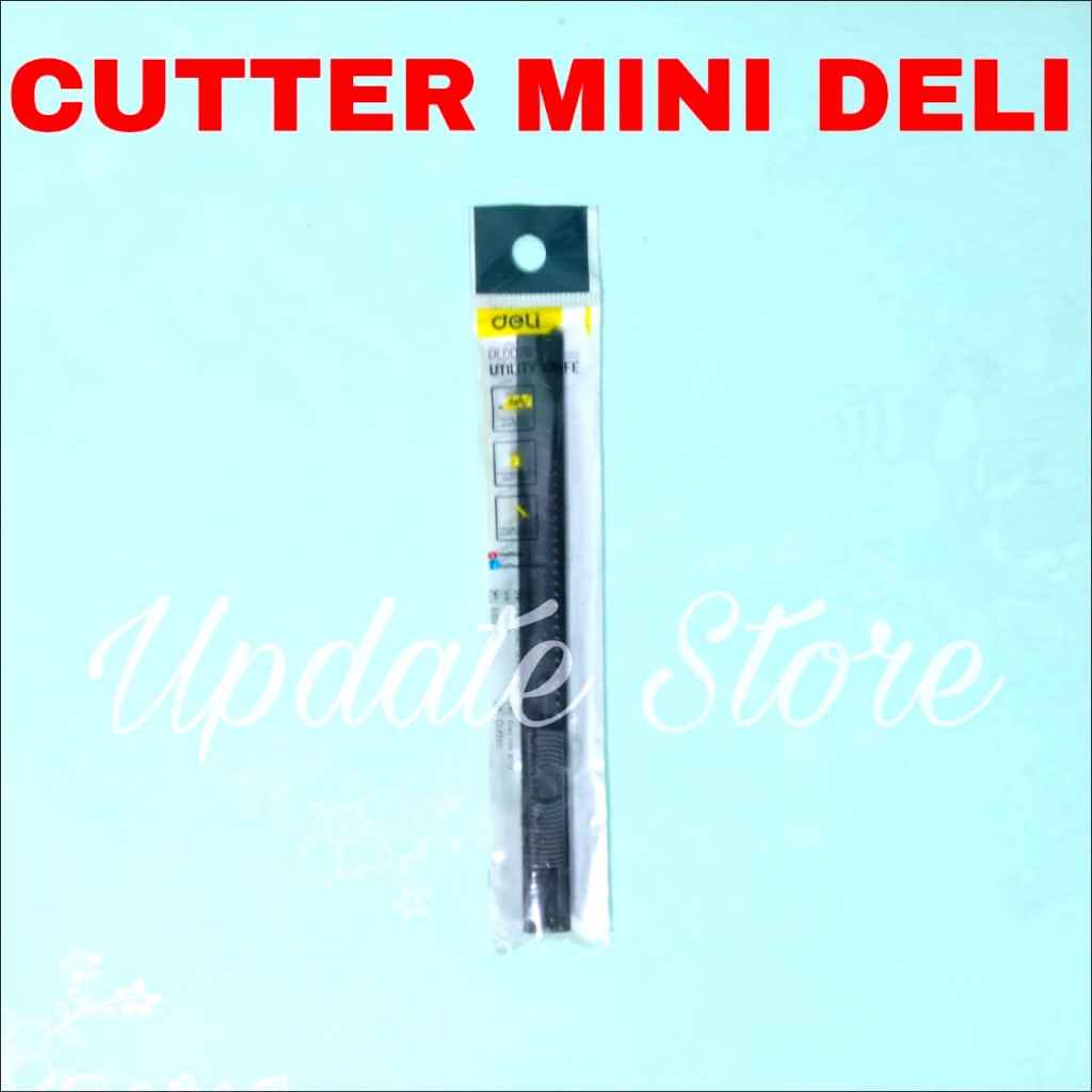 

Pisau Potong/Cutter Mini Deli Hitam