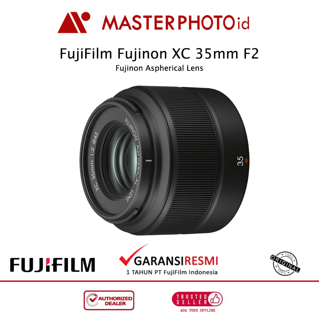 Lensa Fujifilm Fujinon XC 35mm F/2 Fuji 35mm f2