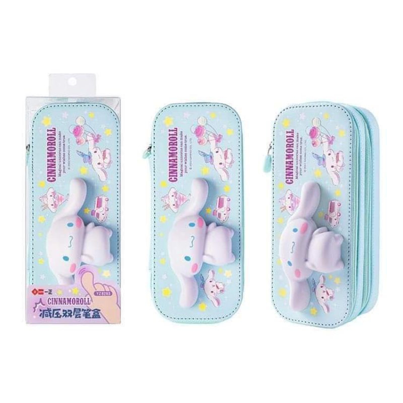 

Tempat Pensil Anak Tempat Pensil Sanrio Tempat Pensil Kuromi Cinamoroll Melody Squishy Import ATK210