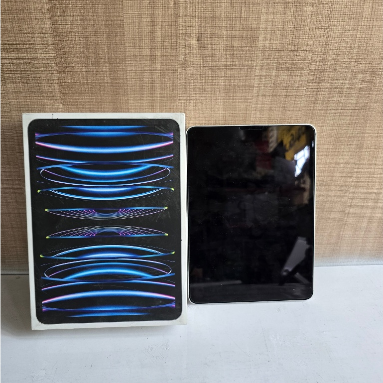 [BEKAS} iPad Pro M2 11 Inch 4th Generation Ibox Silver 512GB Wifi + Cellular