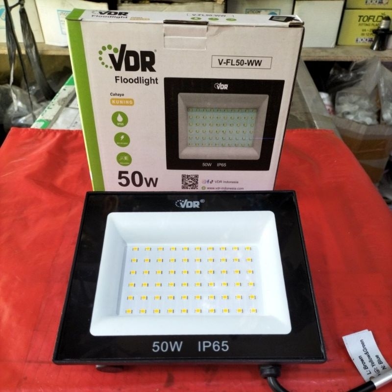 lampu sorot led lampu tembak led 50W cahaya kuning VDR