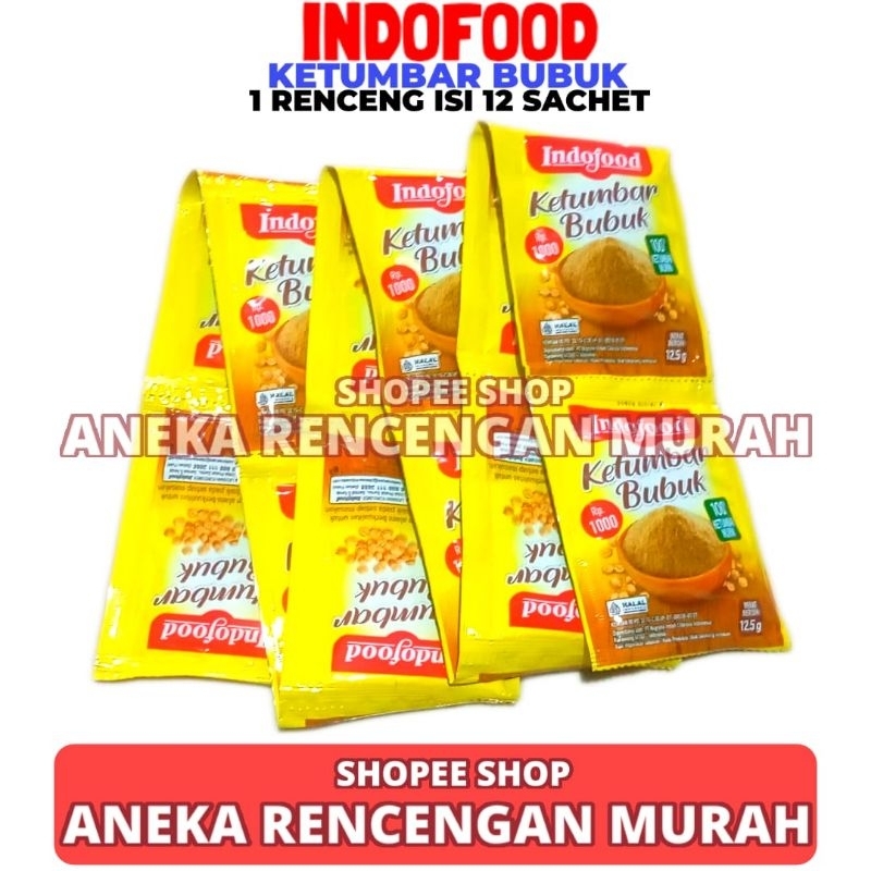 

Bumbu Dapur Ketumbar Bubuk 1 Renceng Isi 12 Sachet 12.5GR