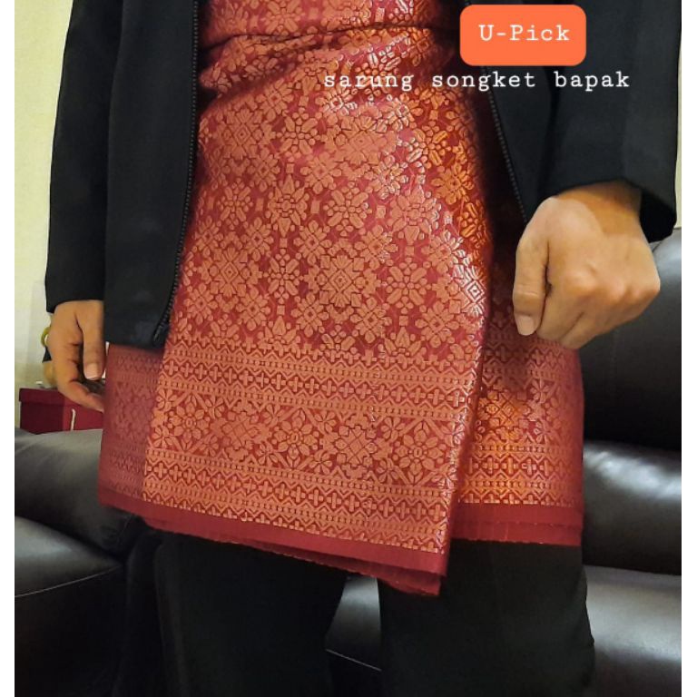 KODE D54Y Kain Songket Pria Sarung Songket Melayu ModernRok Songket Bapak Songket Bapak Modern Sarun
