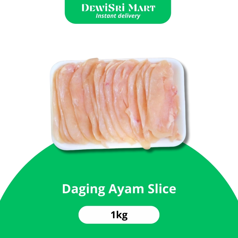 

Daging Ayam Slice 1kg - Dewi Sri Mart