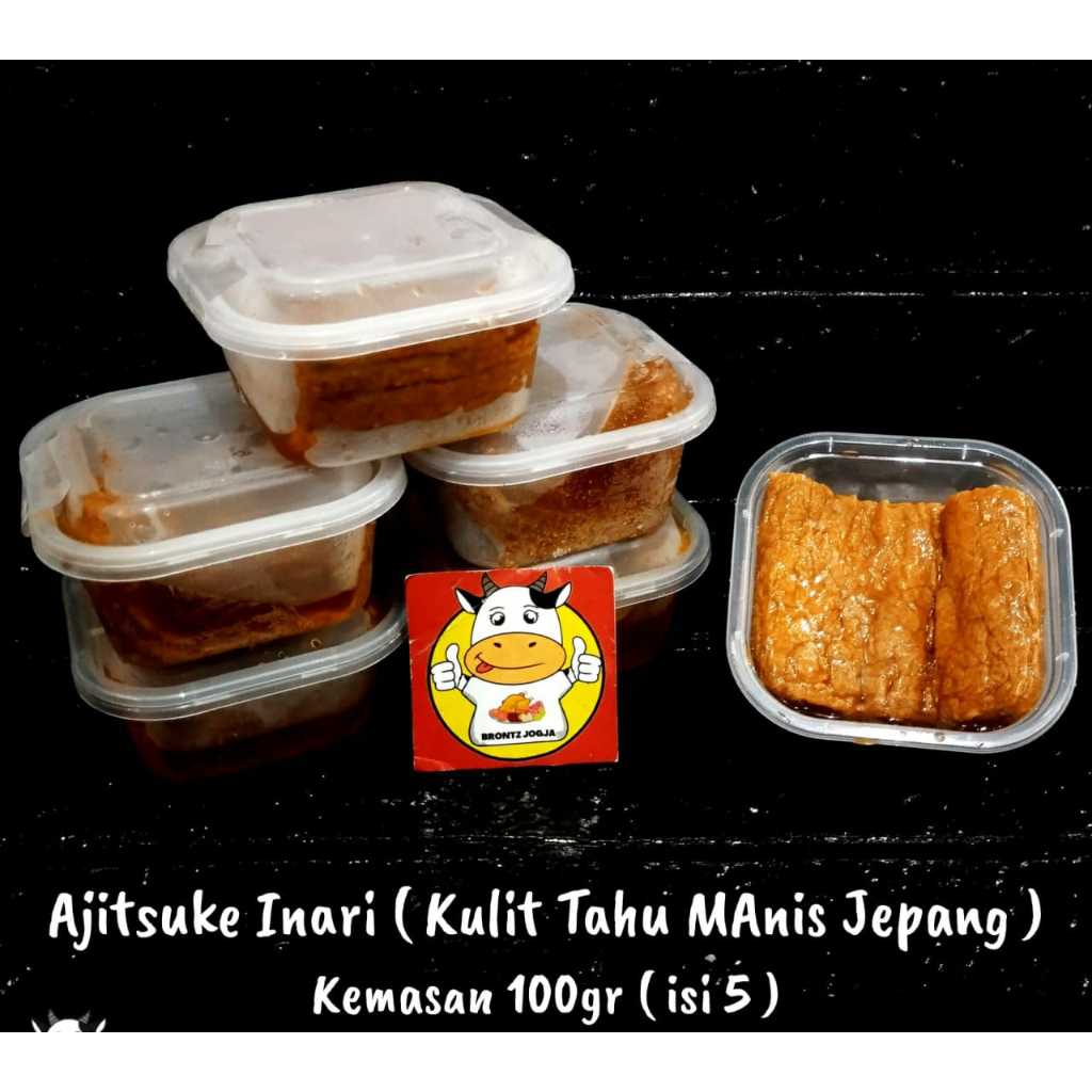 

AJITSUKE INARI (KULIT TAHU MANIS JEPANG) 100GR ISI 5PCS-FROZEN FOOD-BRONTZ JOGJA