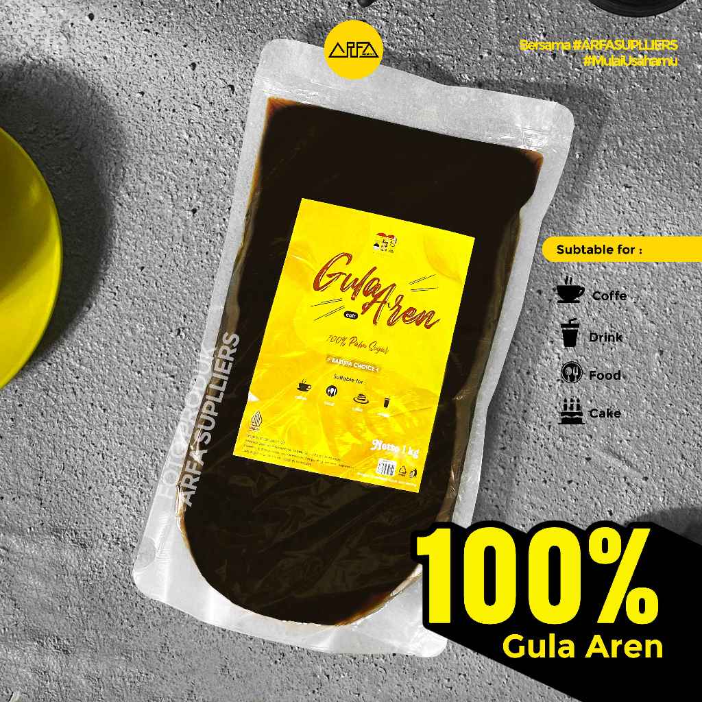 

Gula Aren Cair Murni Pouch 1 kg - Palm Sugar Cair