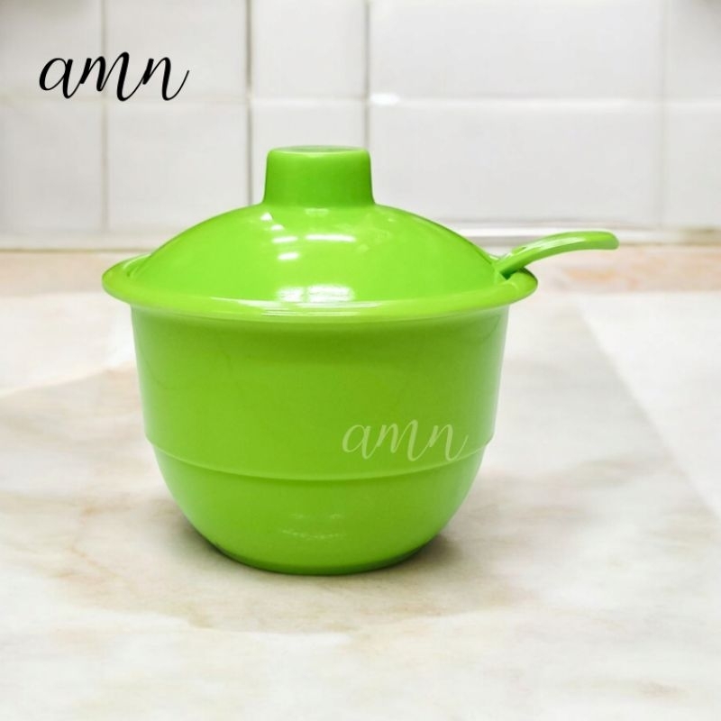 Mangkok Sambal + Tutup Melamin / Cabai - Sambal - Cabe / Melamine Singa Singi