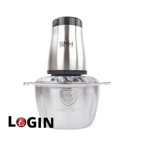 Blender Food Chopper Makanan Daging Buah BMW 2Ltr BMW Stainless SUS304