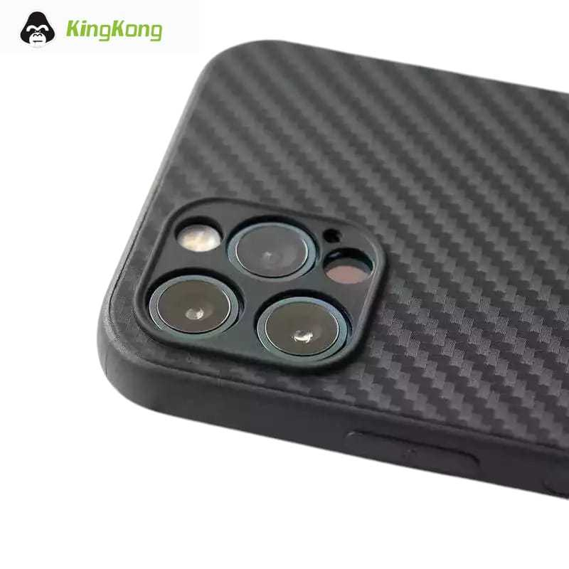 KINGKONG - Case Ultra Slim Black Carbon Iphone  11 / 12 Pro / 12 Promax / 13 / 13 Pro / 13 Promax / 
