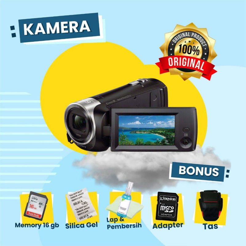 HANDYCAM SONY CX405 / SONY HANDYCAM CX405 BERGARANSI UNTUK LIVE STREAMING