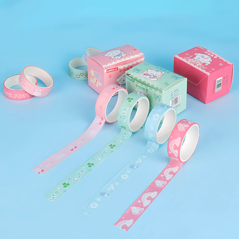 

WEIBO Sticker Lem Roll Tape isi 4 / Paper Tape