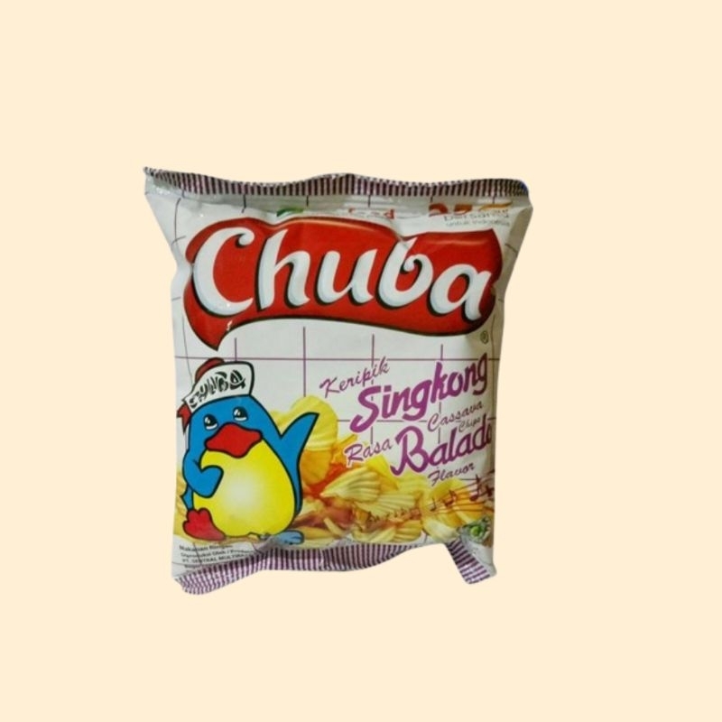 

Chuba keripik/kripik singkong pak isi 20 x 12 gr CEMILAN anak Makanan ringan cassava keju balado bingkisan parsel pesta ulang tahun