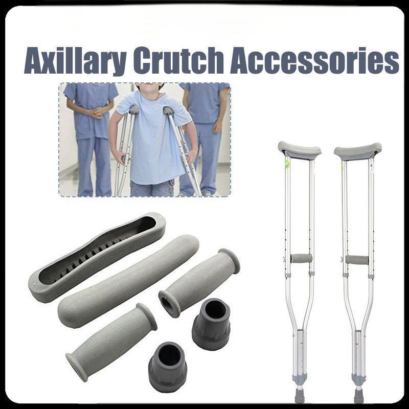 Karet Tongkat Kruk Bawah Ketiak (Bagian Atas) (Bagian Bawah) (Handle)-Warna Abu Karet Tongkat Kruk O