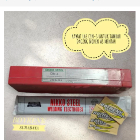 KAWAT LAS/KAWAT LAS CIN-3/KAWAT LAS TAMBAH DAGING NOKEN AS MENTAH-BOYRENK RACING CONCEPT