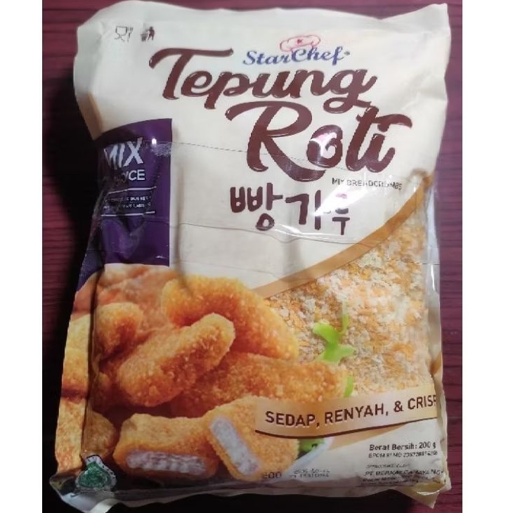 

Promo Beli 1 gratis 1 Tepung Roti StarChef mix K-choice breadcrumbs 200gr
