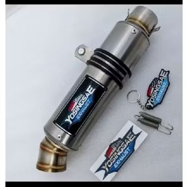 silincer knalpot racing YOSINGSAE original silencer knalpot diameter inlet 50mm