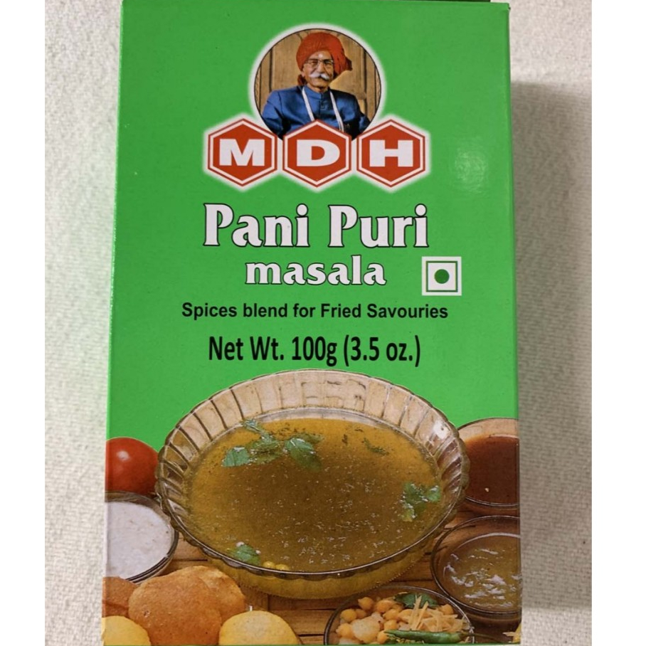 

PANI PURI MASALA POWDER MDH 100G / Kuah Pani Puri Masala