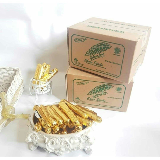 

Lagie Coklat Golden Stick Choco 1pak isi Biskuit - Emas